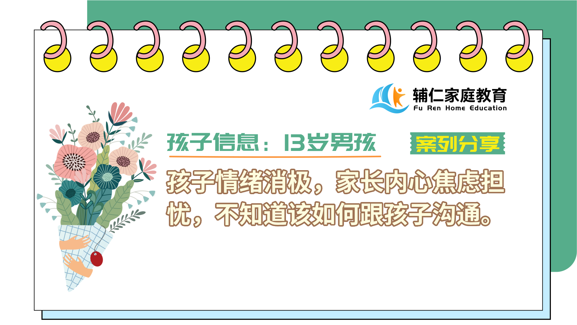 孩子情绪消极，家长内心焦虑和、担忧，不知道该如何跟孩子沟通
